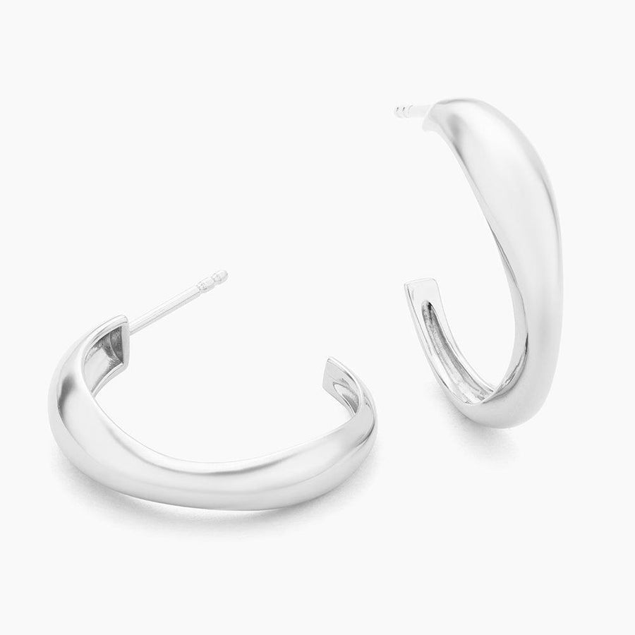The Taper Hoop Earrings