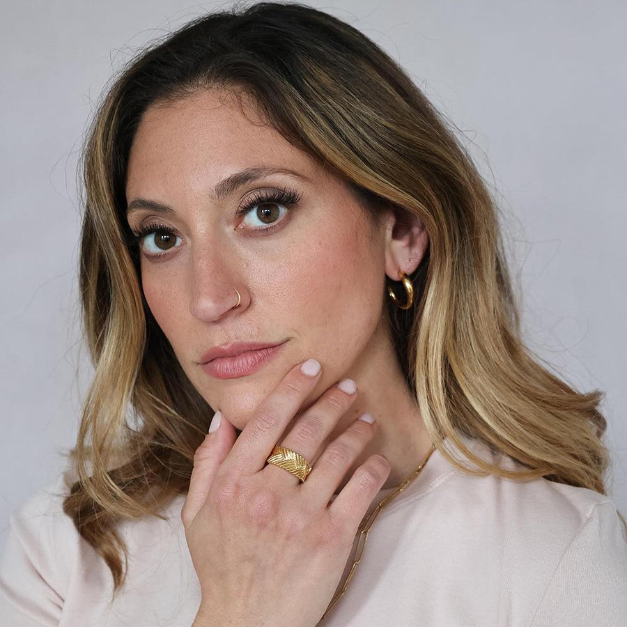 The Taper Hoop Earrings