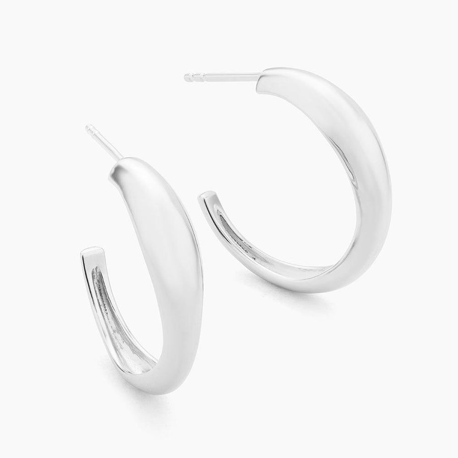 The Taper Hoop Earrings