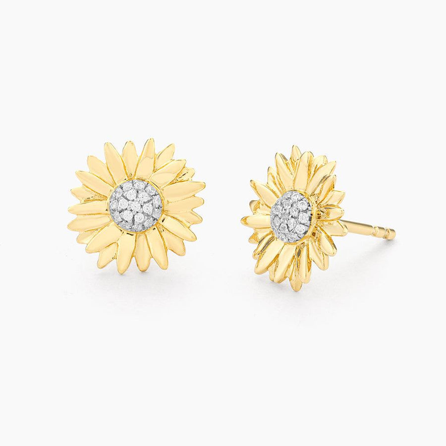 sunflower stud earrings