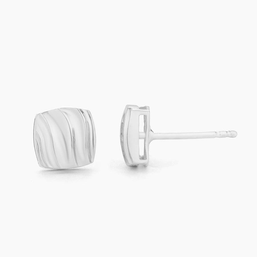 Square Wave Stud Earrings