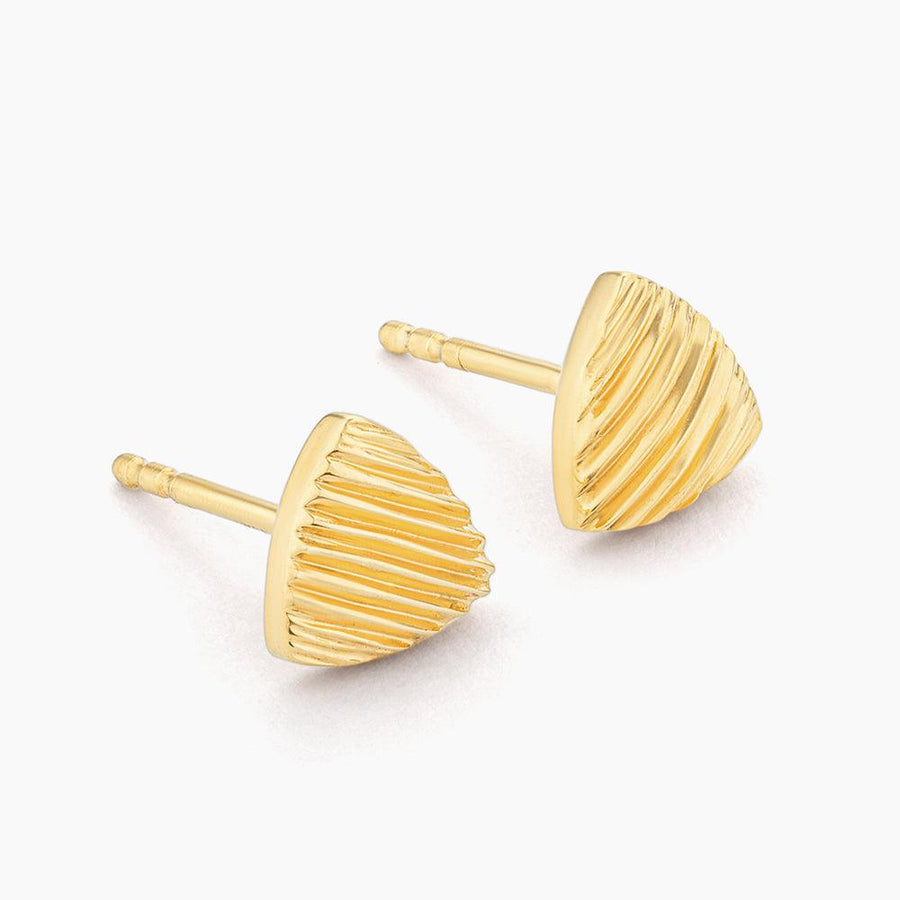 Shield Stud Earrings - Ella Stein 