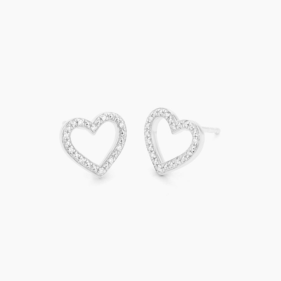 Small Heart Stud Earrings