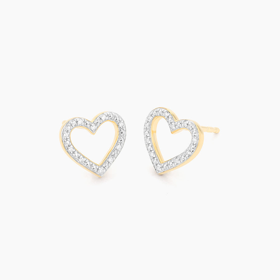 Small Heart Stud Earrings