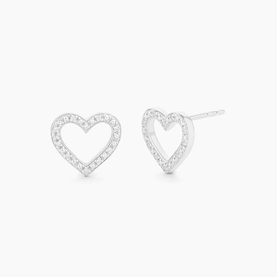 Small Heart Stud Earrings