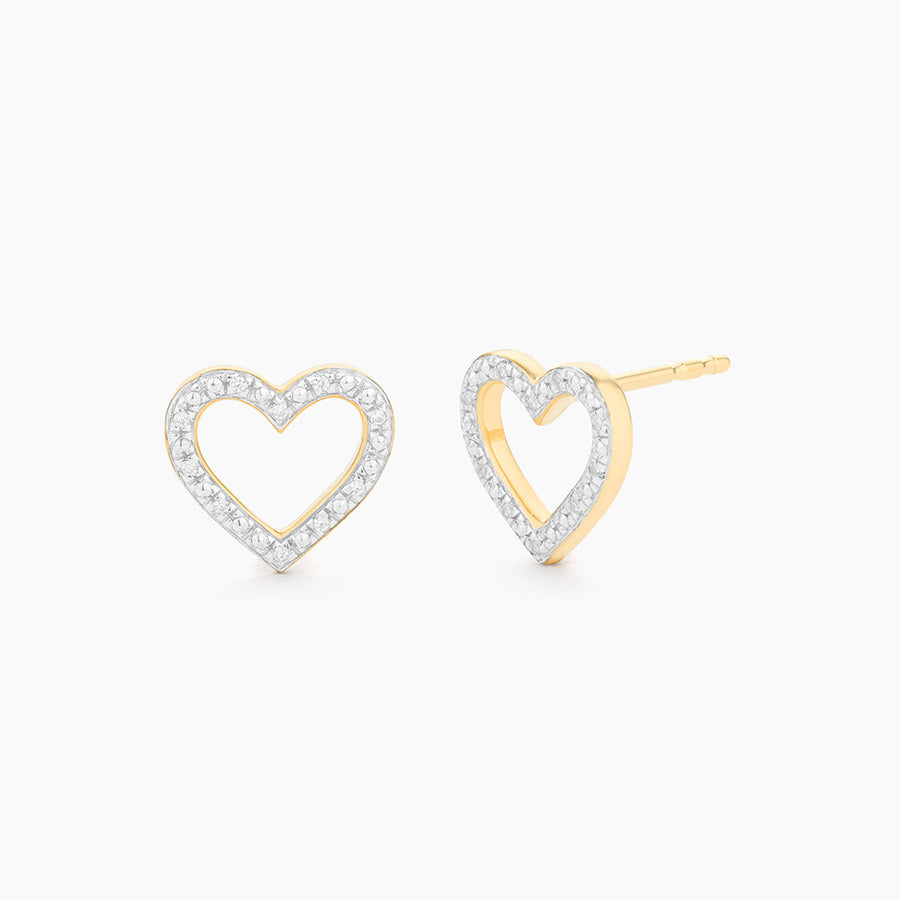 Small Heart Stud Earrings