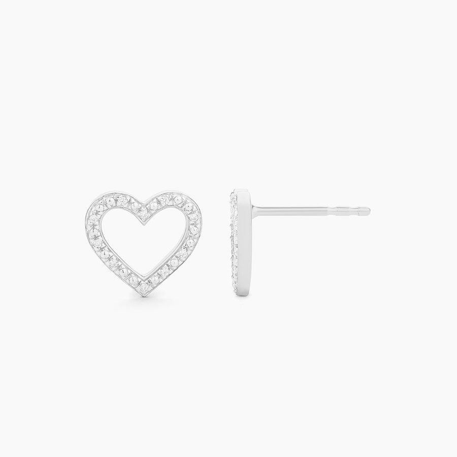 Small Heart Stud Earrings