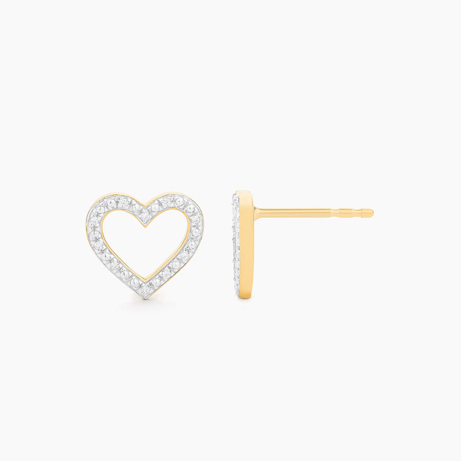 Small Heart Stud Earrings