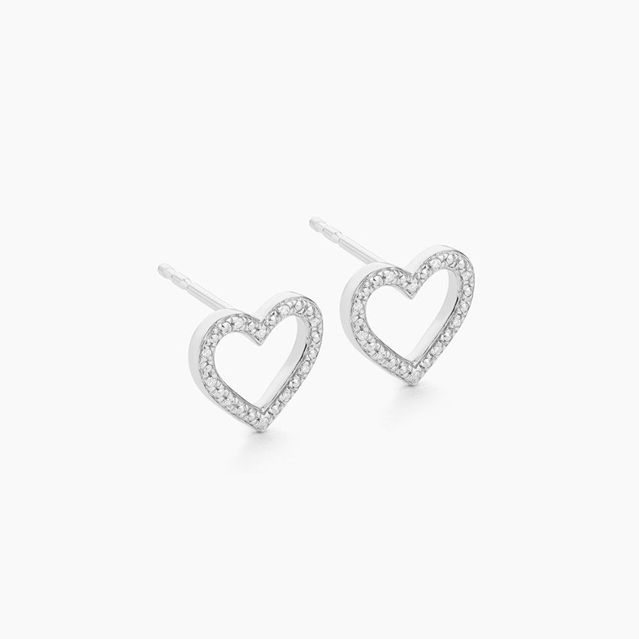 Small Heart Stud Earrings