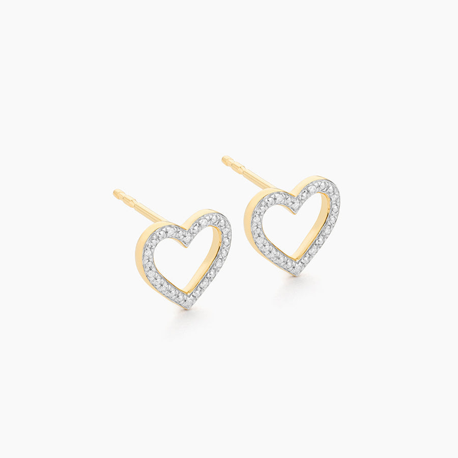Small Heart Stud Earrings