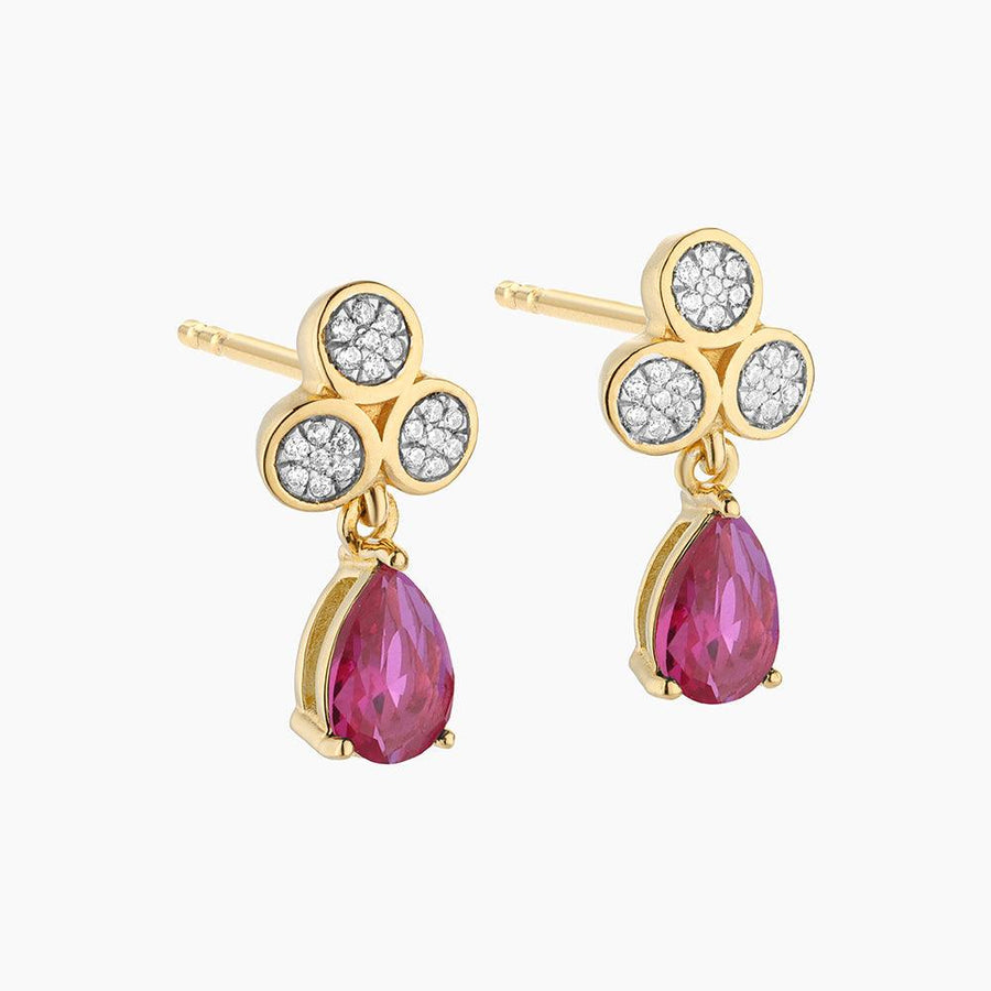 Classic Pear Trio Drop Earrings