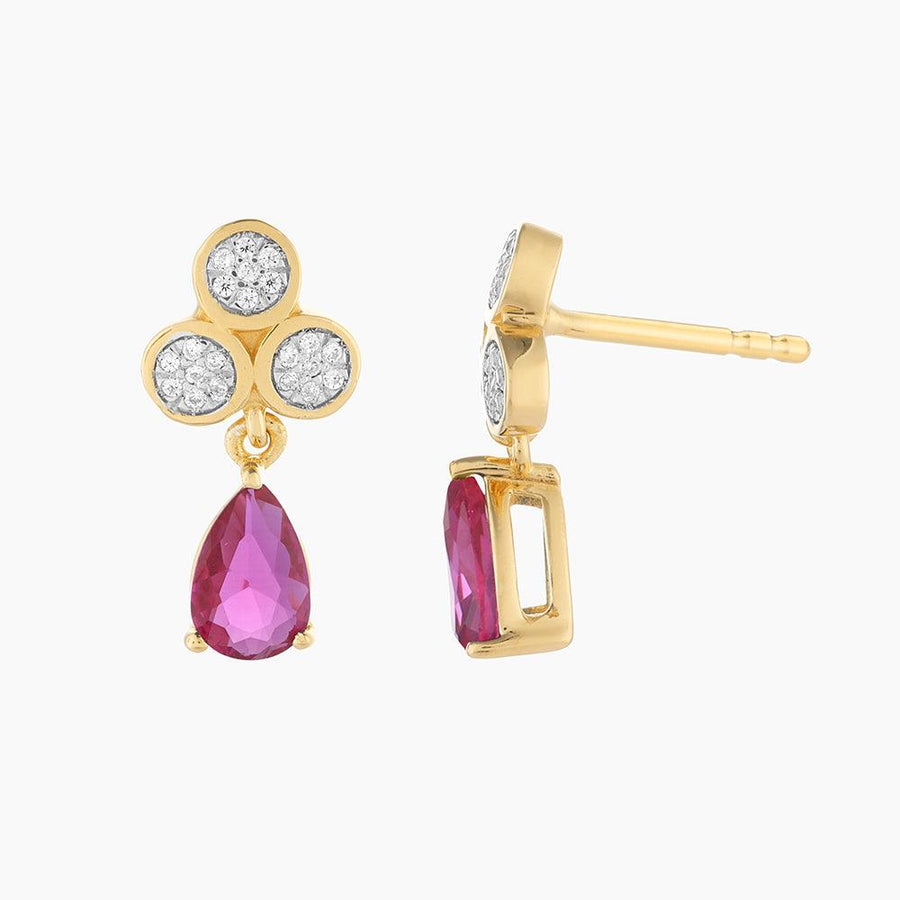 Classic Pear Trio Drop Earrings