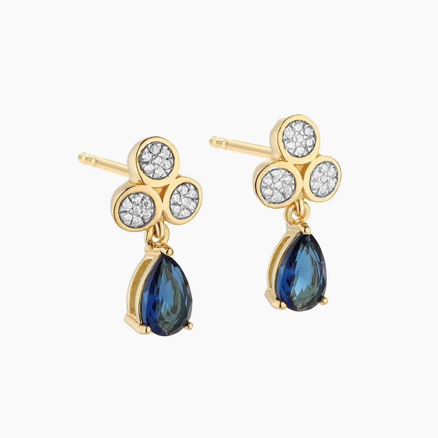 Classic Pear Trio Diamond Drop Earrings - Ella Stein