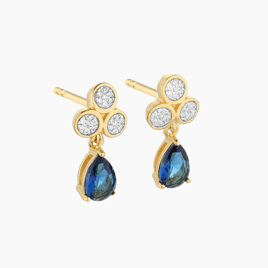 Classic Pear Trio Diamond Drop Earrings - Ella Stein