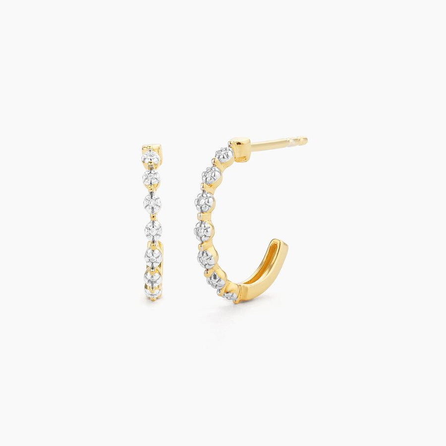 Classic Hoop Diamond Earrings