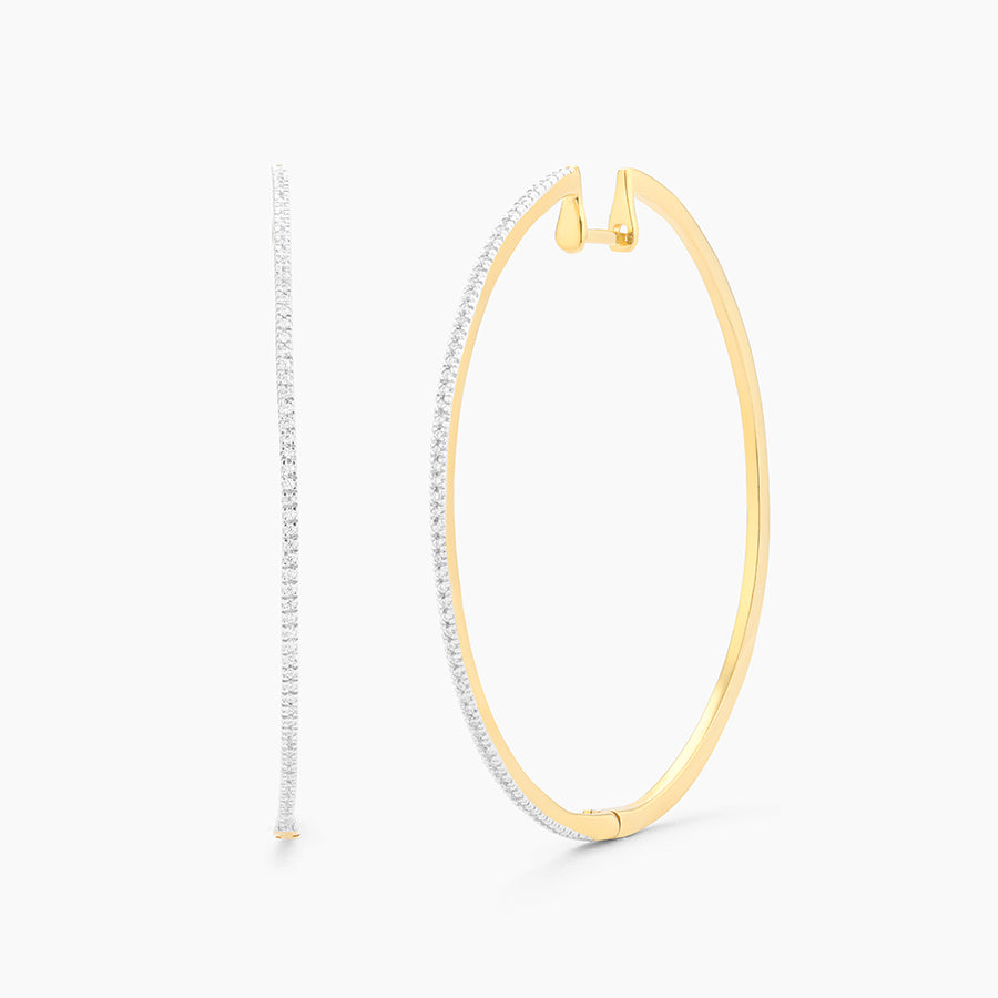 Super Slim Extra Large Hoop Earrings
