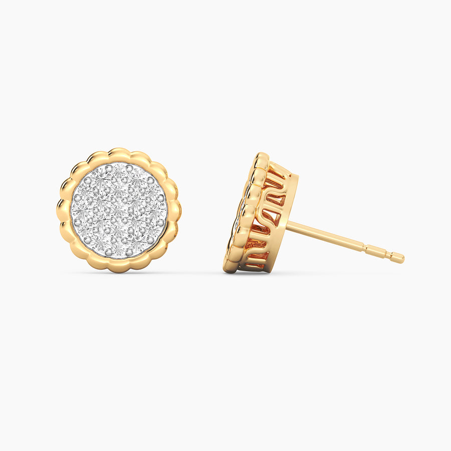 Lab-Grown Signature Fleur Stud Earrings