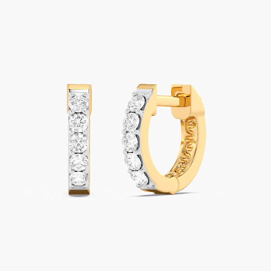 Lab-Grown Gladiator Hoop Earrings