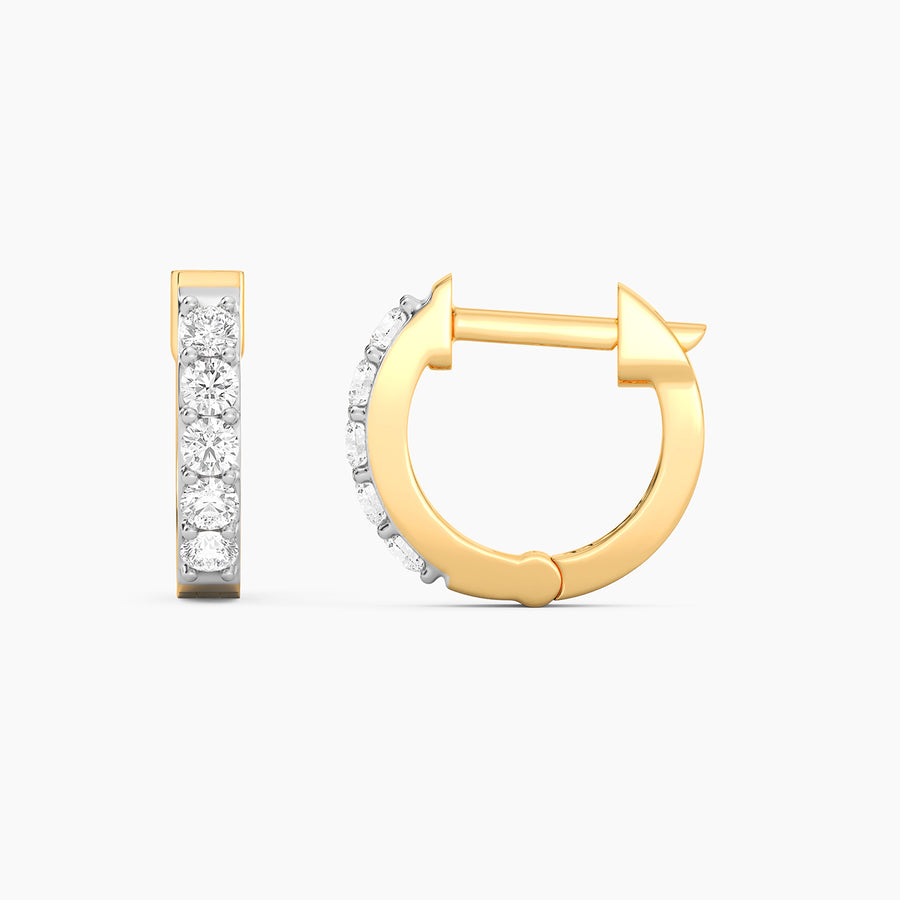 Lab-Grown Gladiator Hoop Earrings