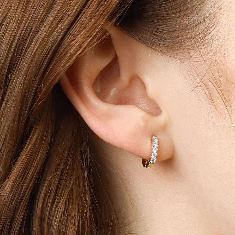 Lab-Grown Gladiator Hoop Earrings