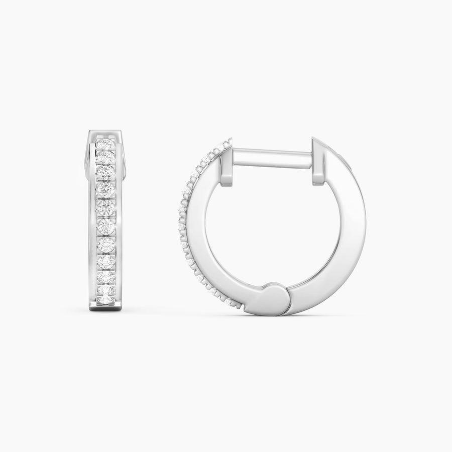 Lab-Grown Gleam Hoop Earrings