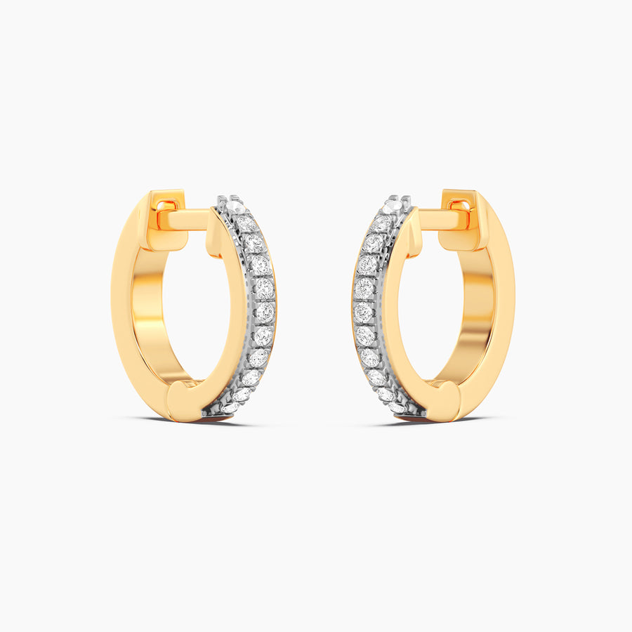 Lab-Grown Gleam Hoop Earrings