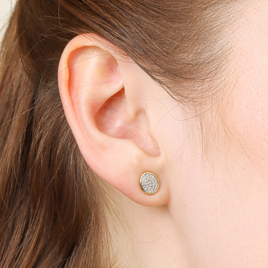 Lab-Grown Optimistic Oval Stud Earrings