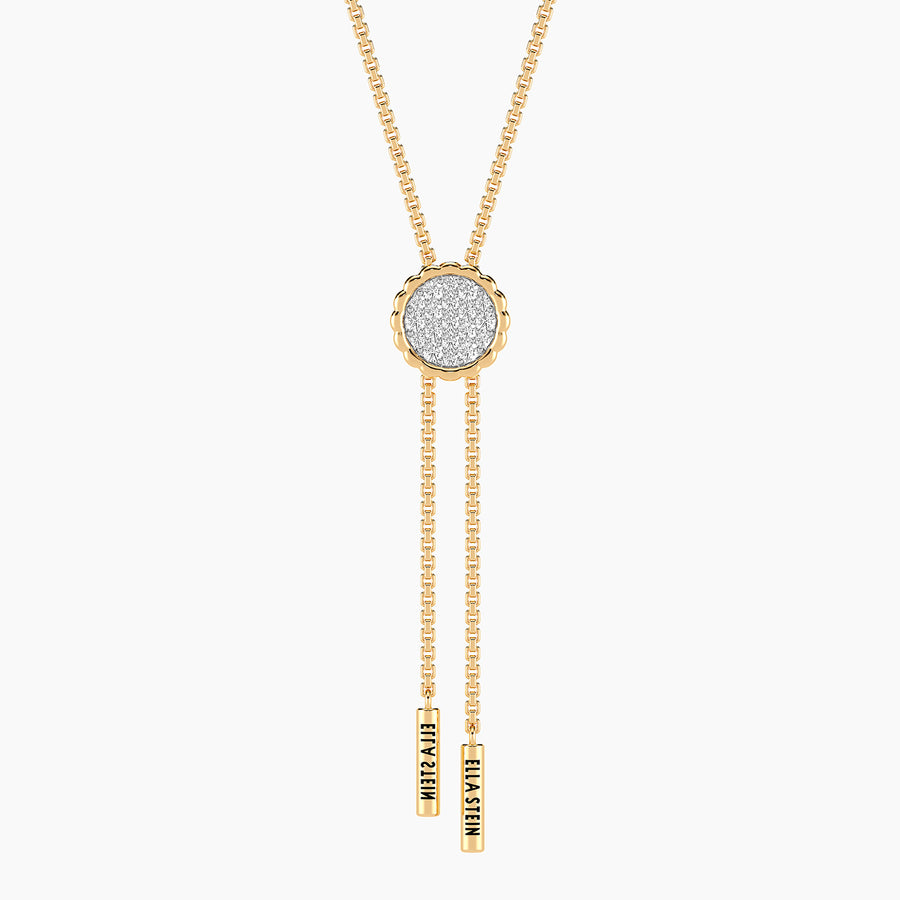 Lab-Grown Signature Fleur Adjustable Bolo Necklace