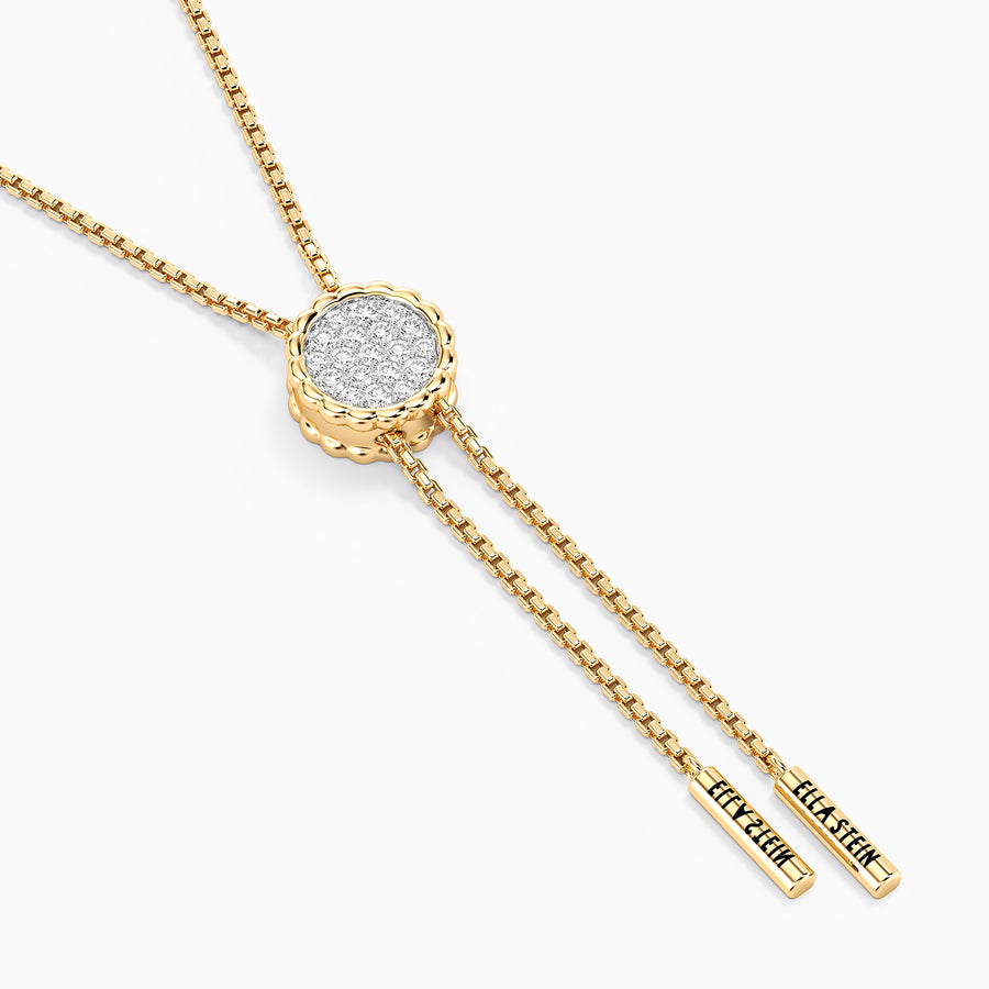 Lab-Grown Signature Fleur Adjustable Bolo Necklace