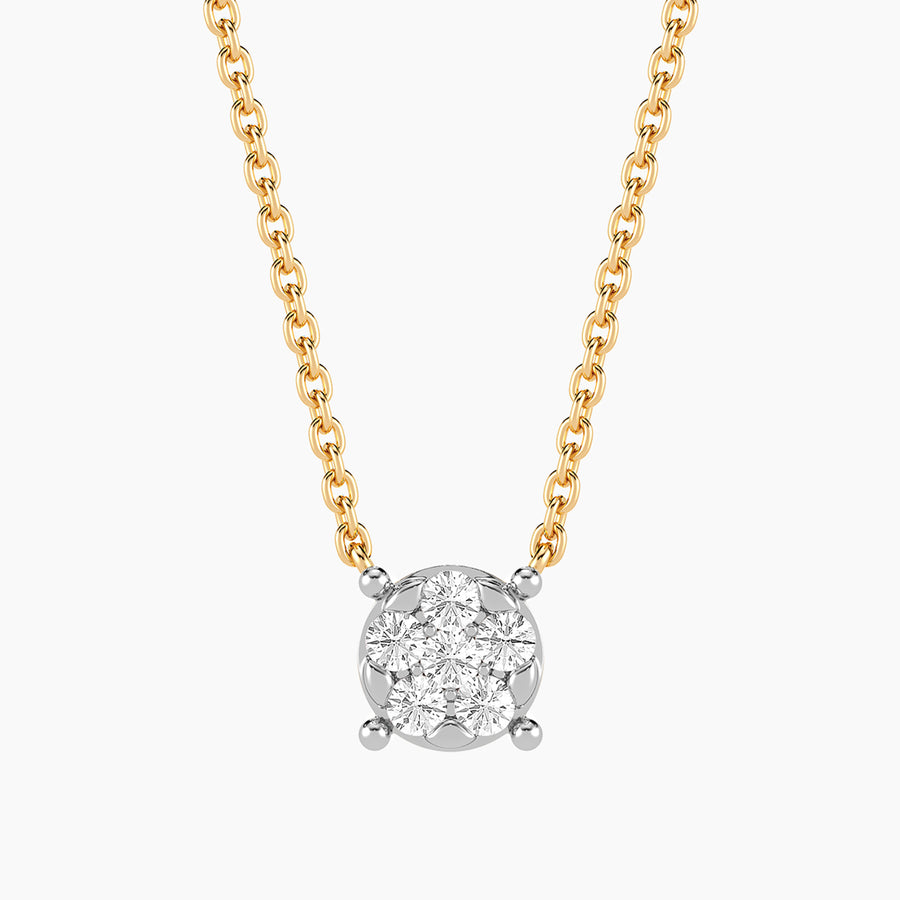 Lab-Grown Large Signature Four Prong Pendant Necklace