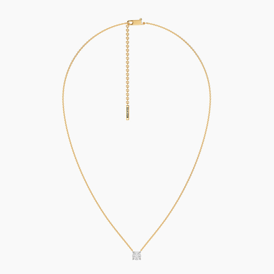 Lab-Grown Large Signature Four Prong Pendant Necklace