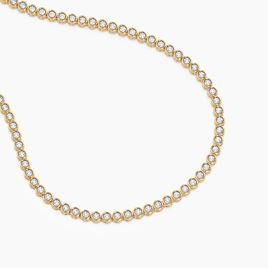 Lab-Grown 0.3 Ct Tennis Necklace