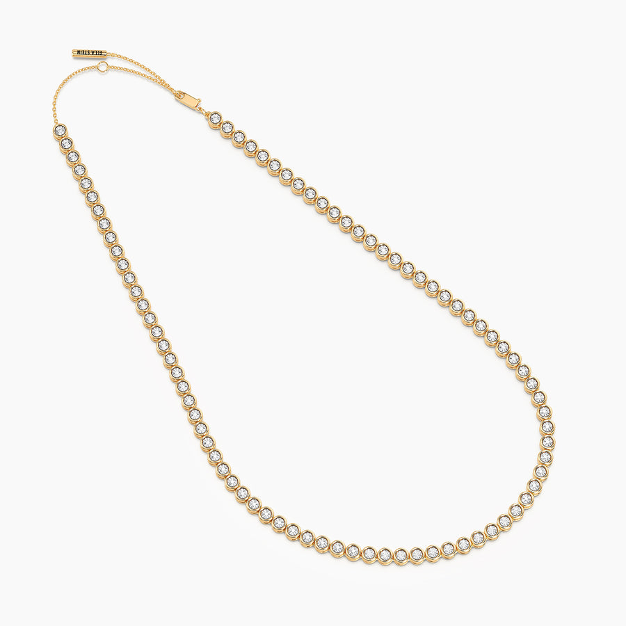 Lab-Grown 0.3 Ct Tennis Necklace