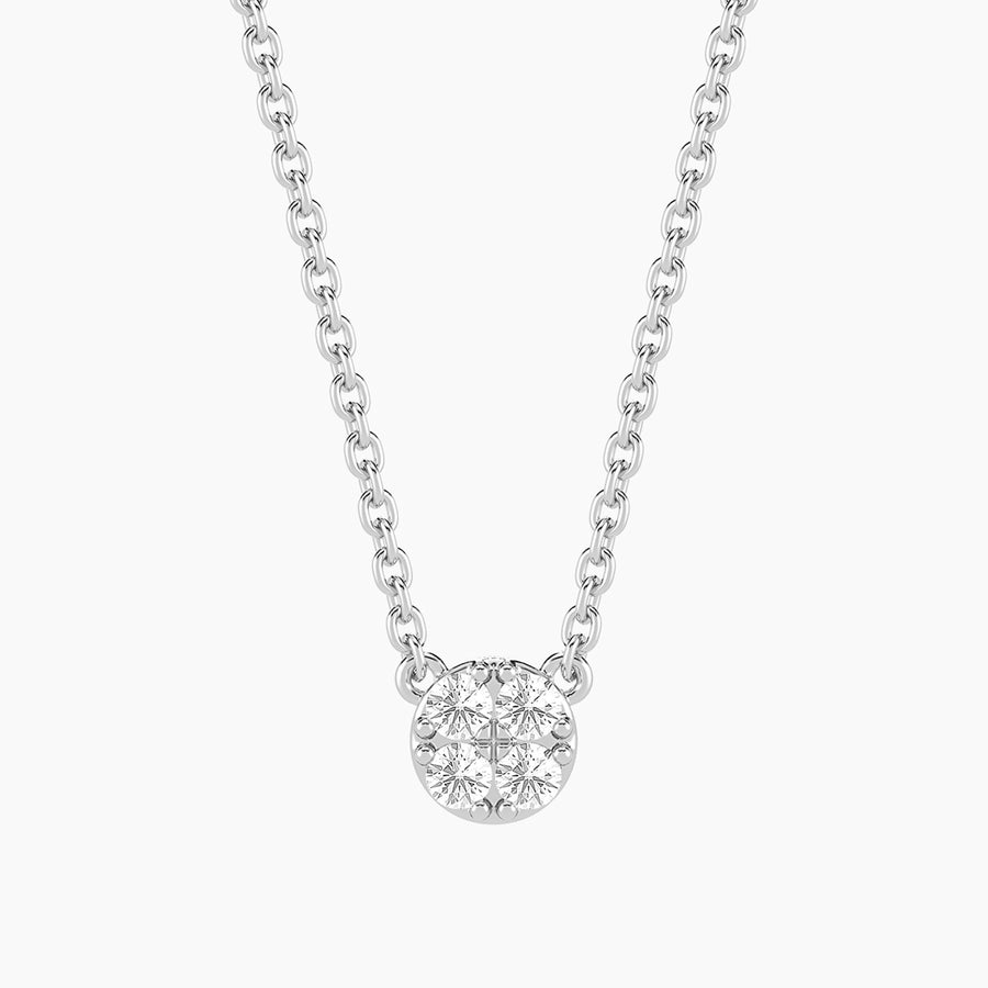Lab-Grown 0.12 Ct Timeless Sparkle Pendant Necklace