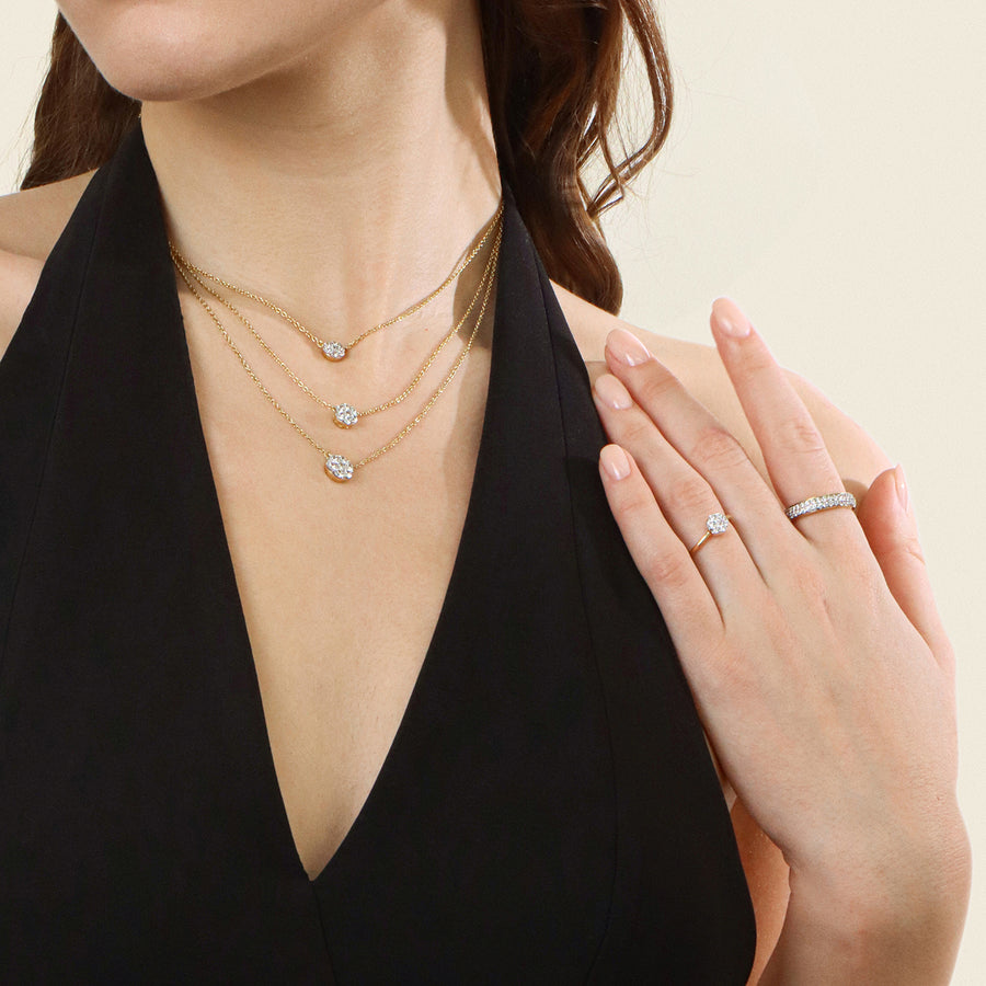 Lab-Grown  Diamond Aura Band Ring