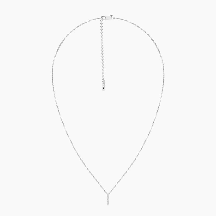 Lab-Grown Classic Bar Pendant Necklace