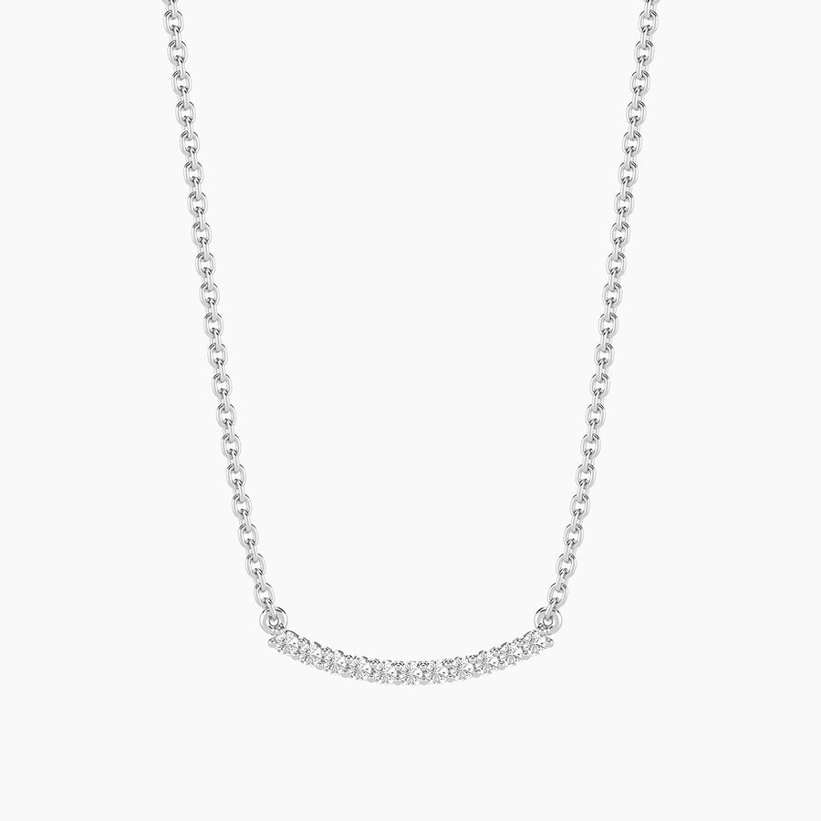 Lab-Grown 0.11 Ct Jewel Bar Pendant Necklace