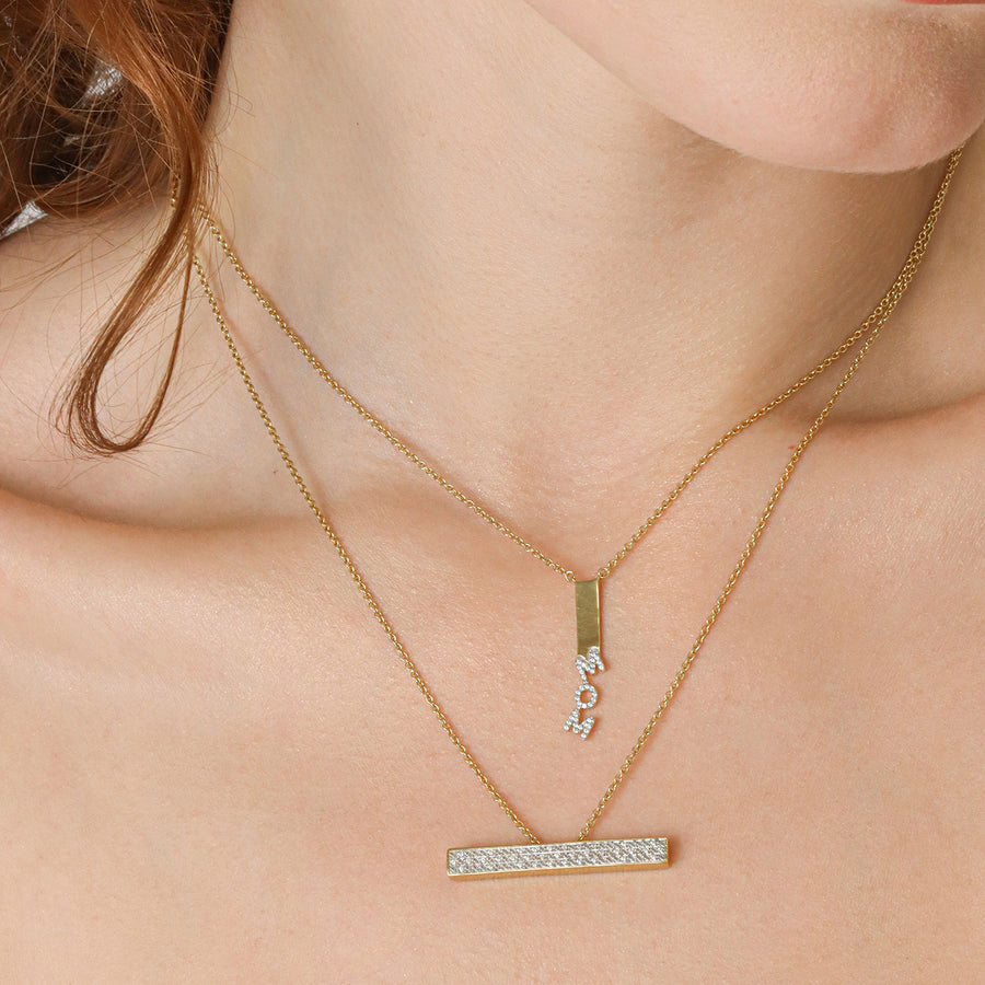Lab-Grown Mom Dangling Pendant Necklace