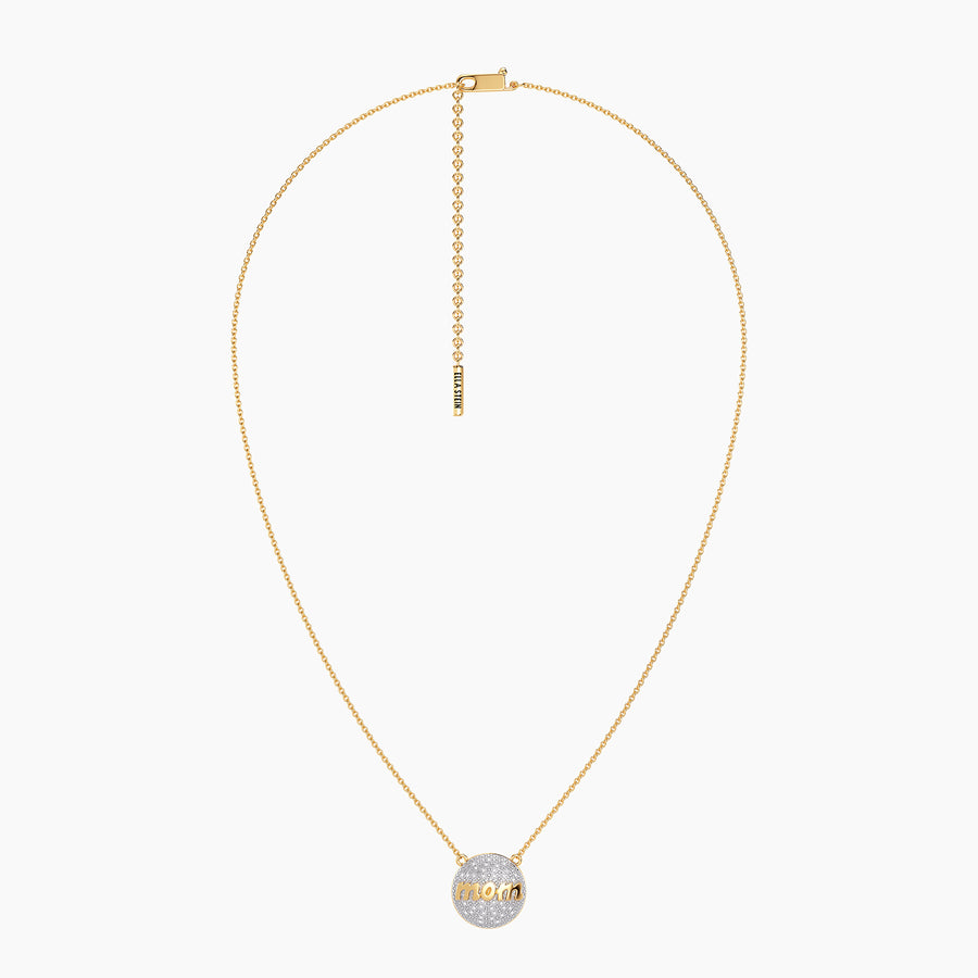 Lab-Grown Mom Sphere Pendant Necklace