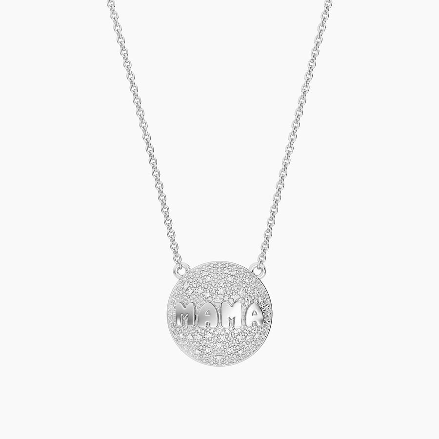 Lab-Grown Mama Sphere Pendant Necklace