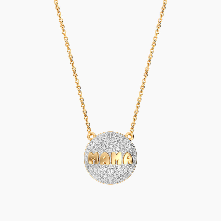 Lab-Grown Mama Sphere Pendant Necklace