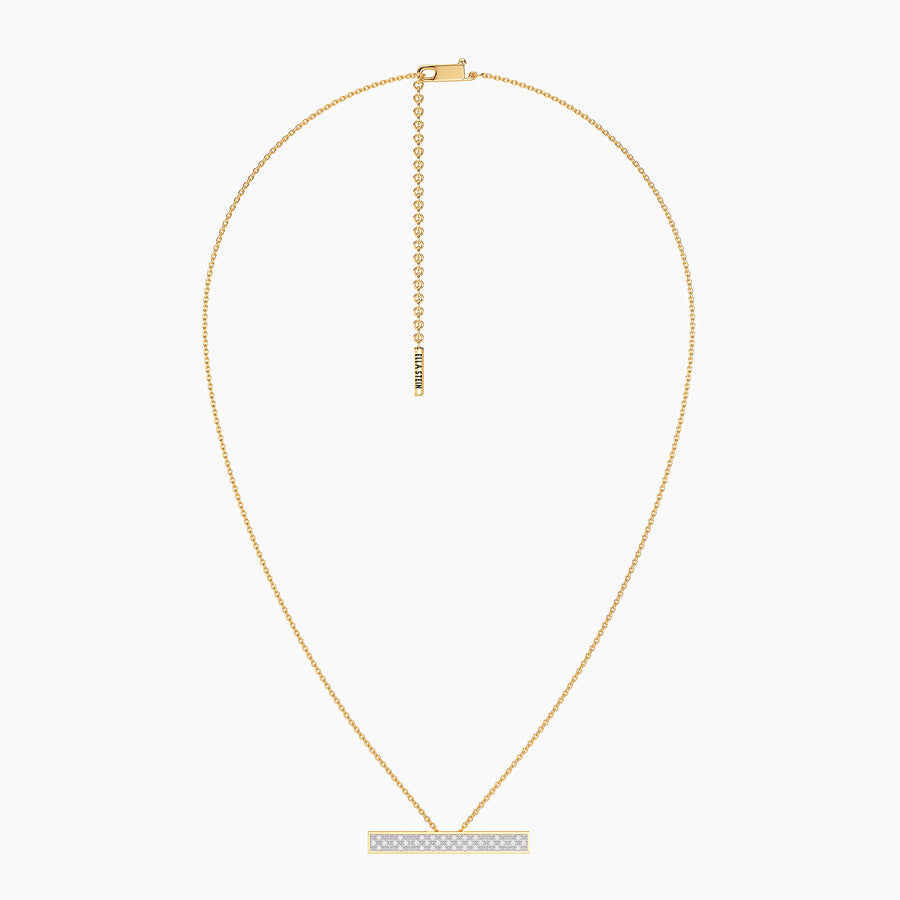 Lab-Grown Raise The Bar Pendant Necklace