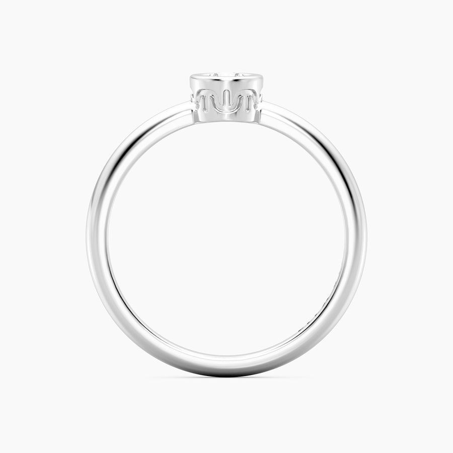 Lab-Grown 0.20 Ct Signature Bezel Ring
