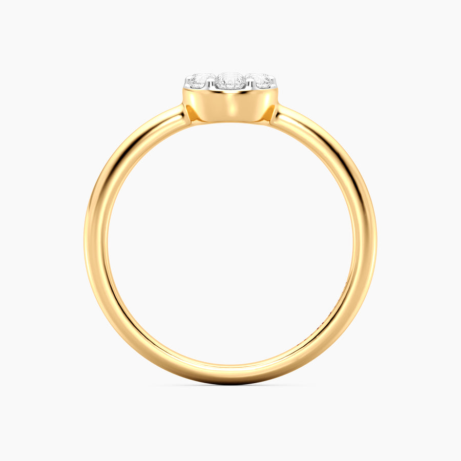 Lab-Grown Small Sphere Ring