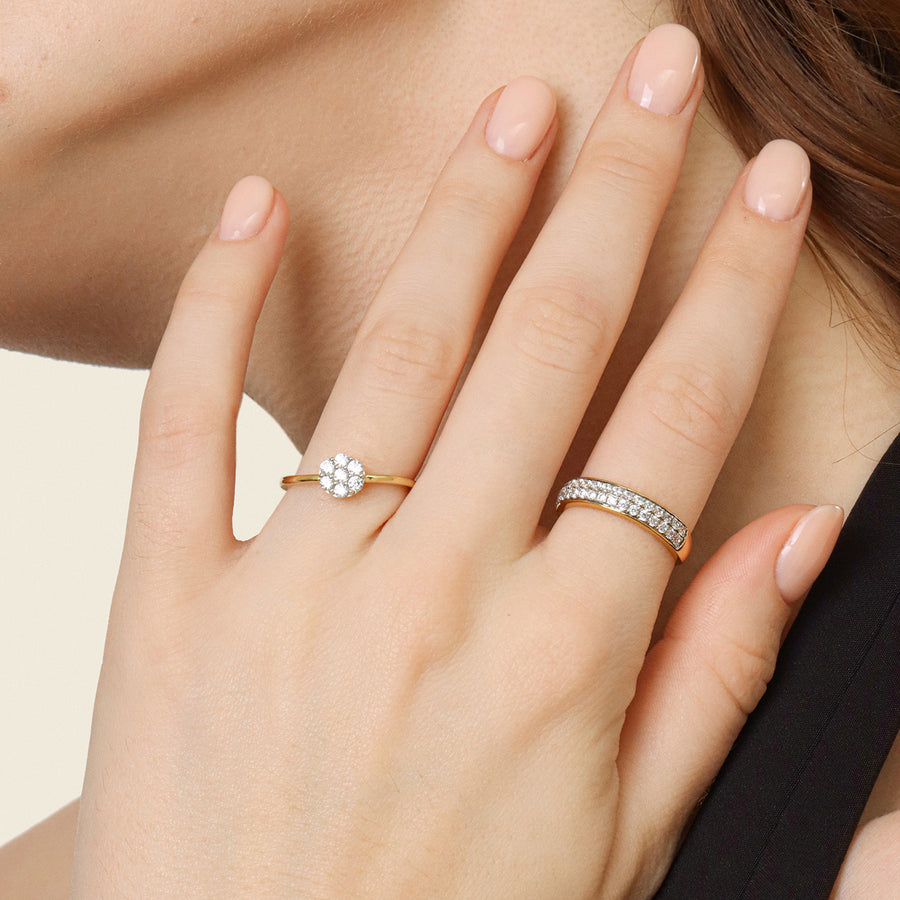 Lab-Grown  Diamond Aura Band Ring