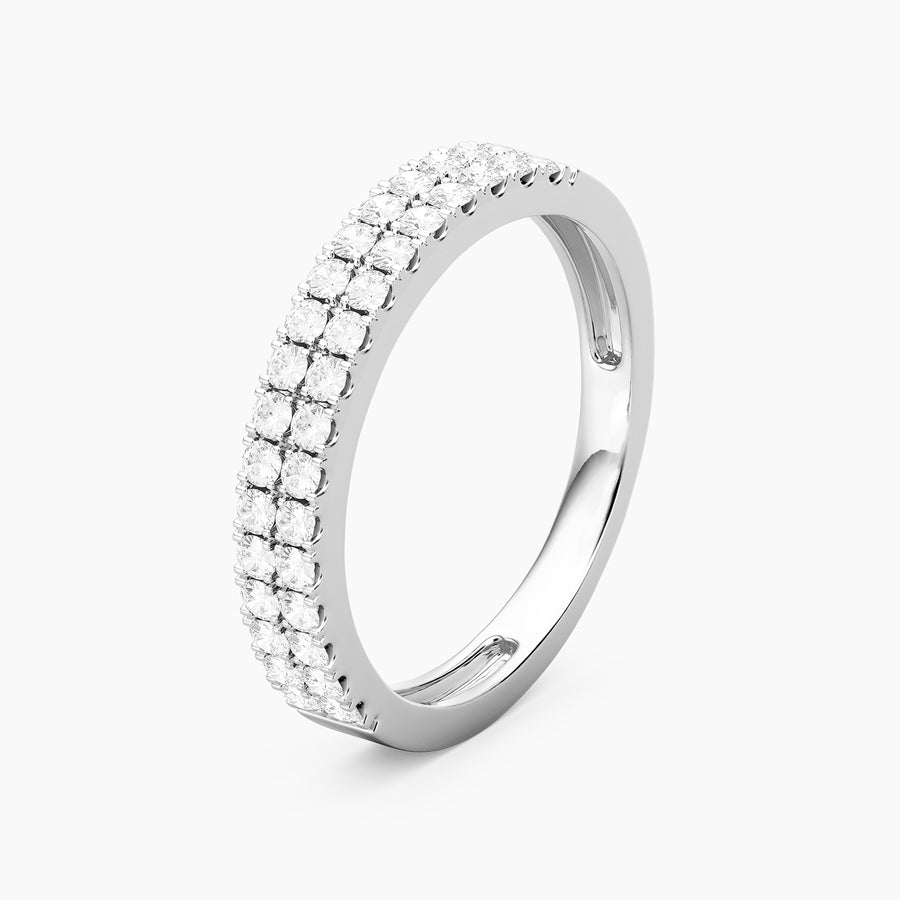 Lab-Grown  Shimmering Eternity Ring