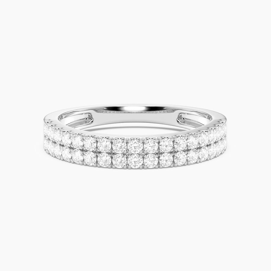 Lab-Grown  Shimmering Eternity Ring
