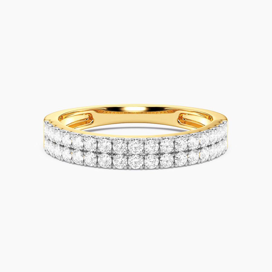Lab-Grown  Shimmering Eternity Ring
