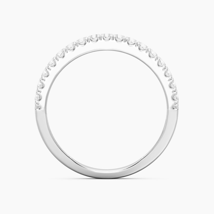 Lab-Grown Pave Triple Row Ring