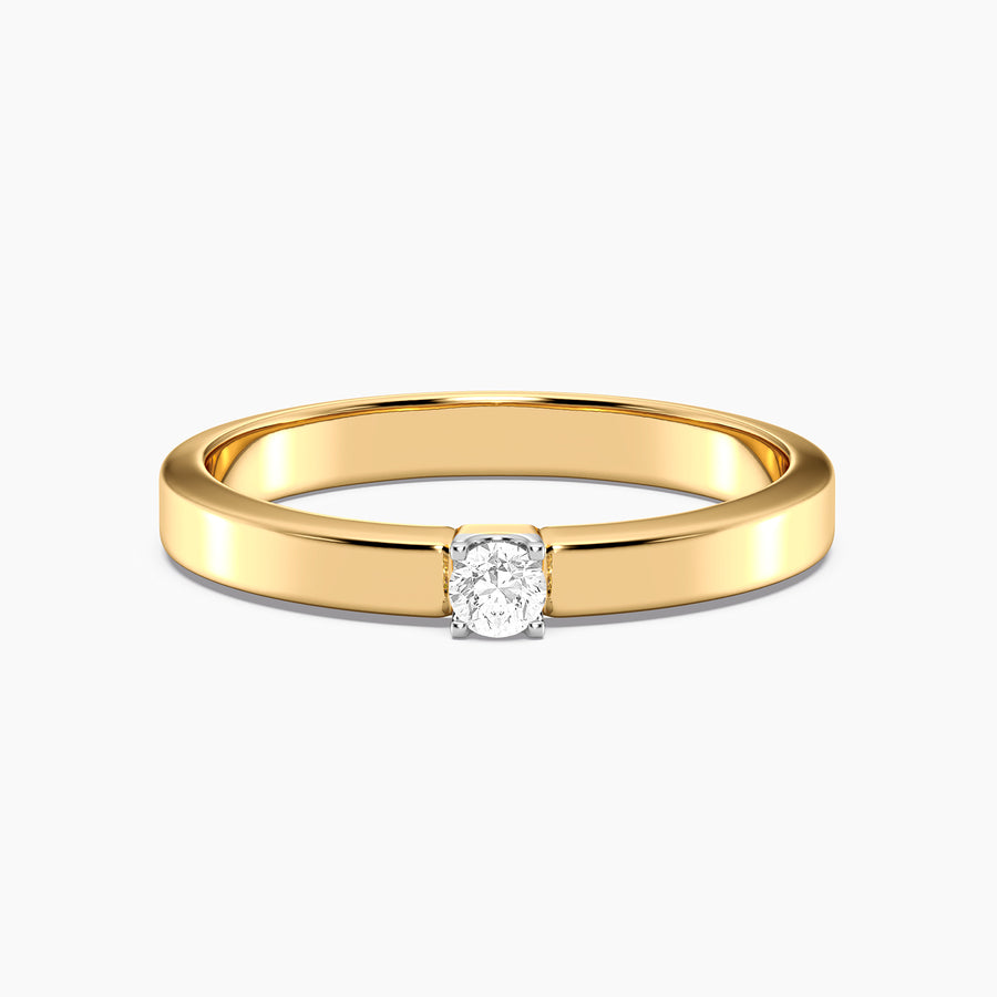 Lab-Grown Stackable Solo Diamond Band Ring